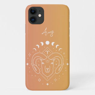 Aries zodiac horoscope star sign gradient Case-Mate iPhone case