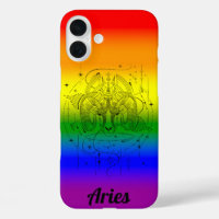 Aries Zodiac LGBTQ Pride Rainbow Design