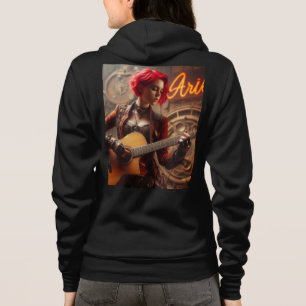 Aries Zodiac Musician Guitar Hoodie