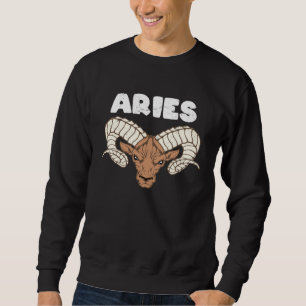Aries Zodiac Sign Aries Personality Sweatshirt
