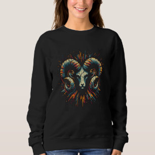 Aries Zodiac Sign Astrology Born In March April Bi Sweatshirt