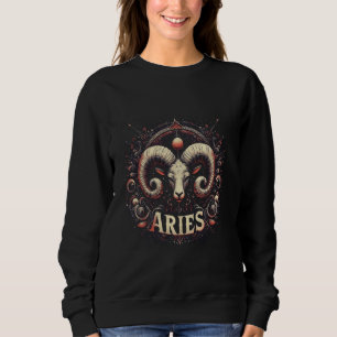 Aries Zodiac Sign Astrology Born In March April Bi Sweatshirt