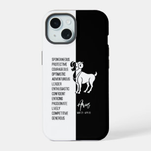 Aries Zodiac Sign iPhone 15 Case