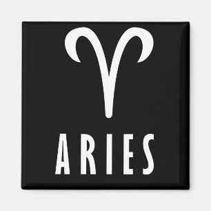 Aries zodiac sign magnet
