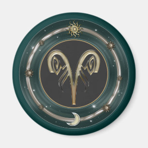 Aries Zodiac Sign Magnets