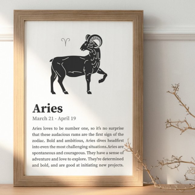 Aries Zodiac Sign poster (Creator Uploaded)