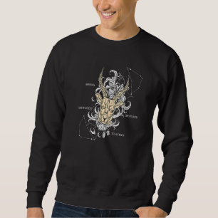 Aries Zodiac Sign   Sweatshirt