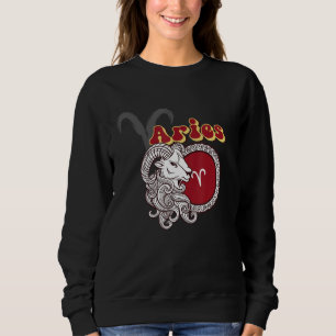Aries Zodiac Sign Sweatshirt