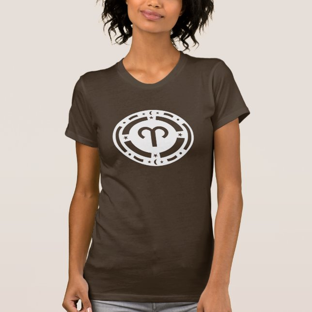 Aries Zodiac Sign T-Shirt (Front)