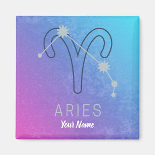 Aries Zodiac Star Sign Horoscope Constellation Magnet