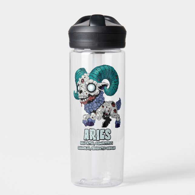 Aries Zombie Water Bottle (Front)