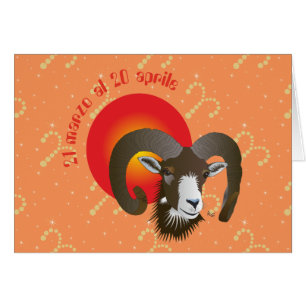 Ariete 21 marzo al 20 aprile Biglietti d'auguri