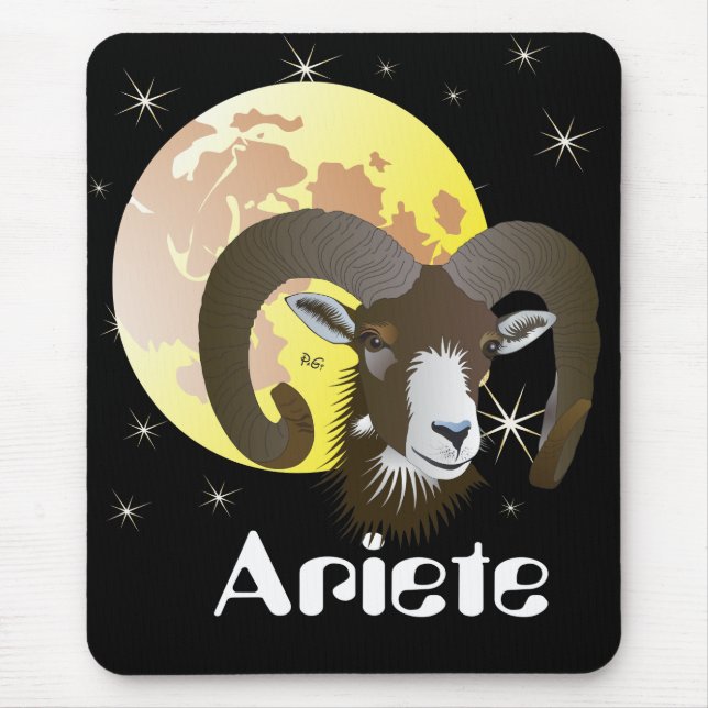 Ariete 21 marzo al 20 aprile Tappetini per mouse Pad (Front)