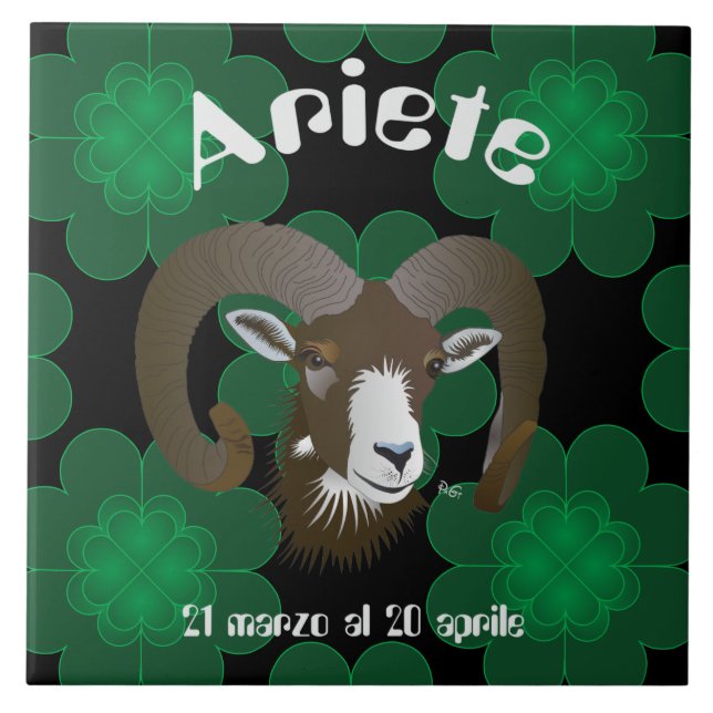Ariete 21 marzo al 20 aprile Tiles (Front)