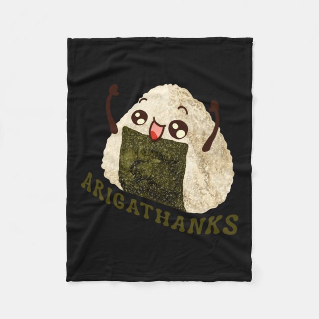 Arigathanks Fleece Blanket (Front)