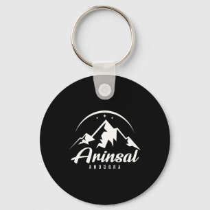 Arinsal Andorra Ski Resort Skiing Snowboarding  Key Ring