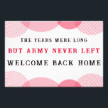 ARIRANG Inspired Comeback Concert Printable Slogan Photo Print<br><div class="desc">Celebrate the comeback era with this bold ARIRANG-inspired concert slogan banner. Designed in striking red, white, and black, this printable fan poster features the powerful message “The Years Were Long, But ARMY Never Left.” Perfect for concerts, fan events, watch parties, or room décor, it captures the emotion of waiting and...</div>