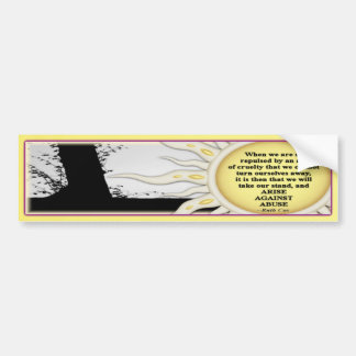 Arise Against Abuse Bumper Sticker