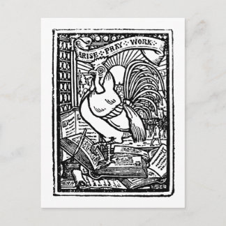 Arise Pray Work Postcard