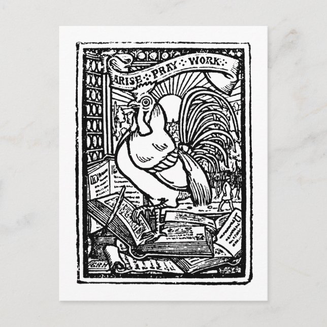 Arise Pray Work Postcard (Front)