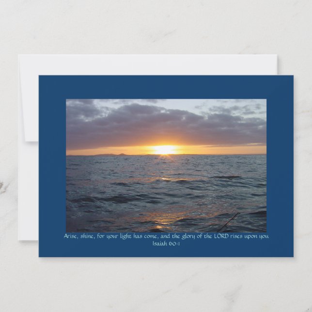Arise Shine - Isaiah 60:1 (Front)