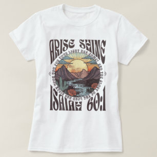 Arise Shine Isaiah 60:1 Christian Vintage T-Shirt