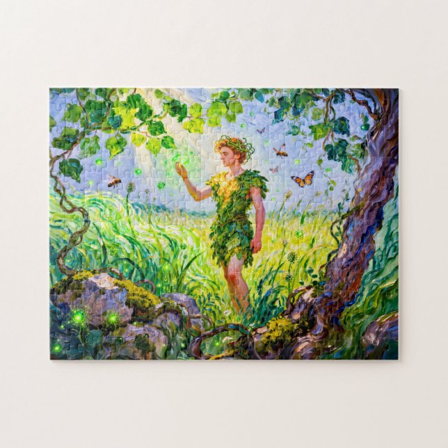 Aristaeus God of Agriculture and Nature from Greek Jigsaw Puzzle (Horizontal)