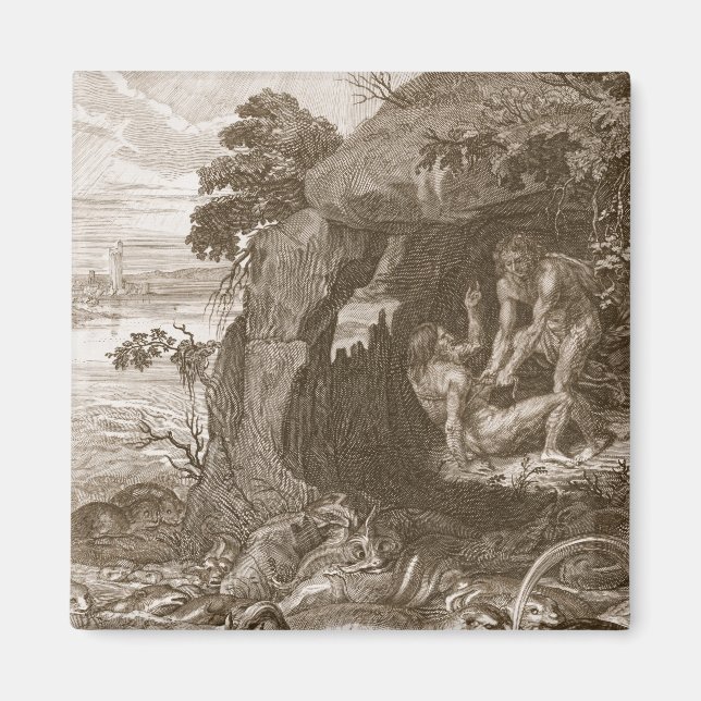 Aristeus Compels Proteus to Reveal his Oracles, 17 Magnet (Front)