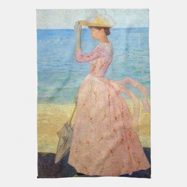 Aristide Maillol - Woman with a Parasol Tea Towel (Vertical)