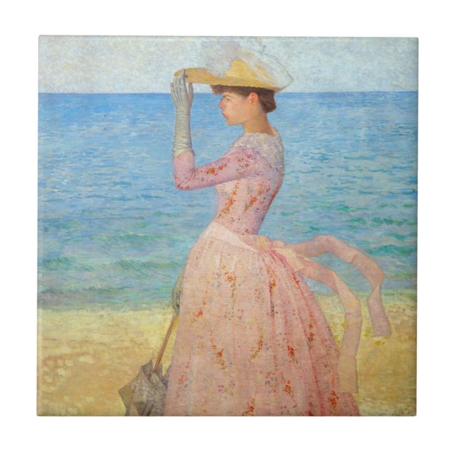 Aristide Maillol - Woman with a Parasol Tile (Front)