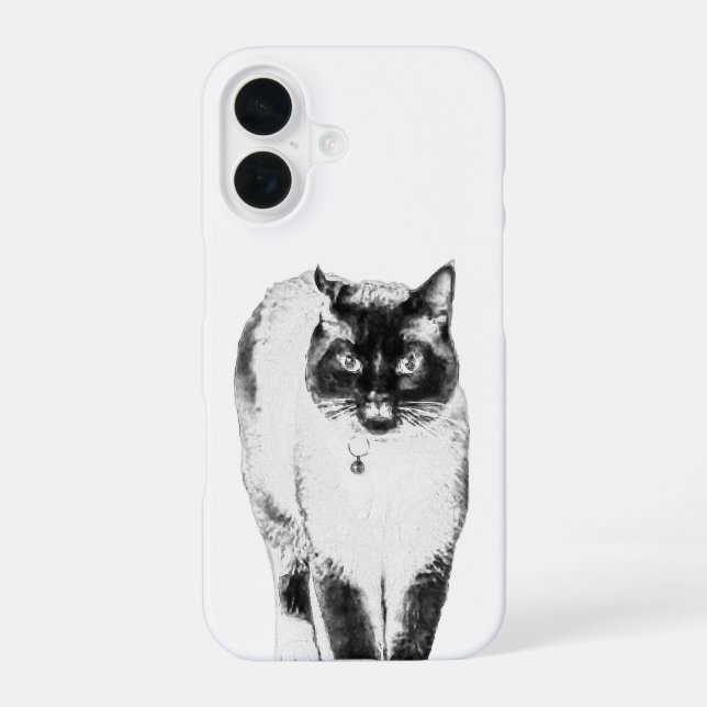 Aristocat Charm iPhone 16 Case (Back)