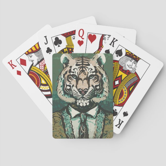 Aristocrat Tiger Playing Cards (Back)