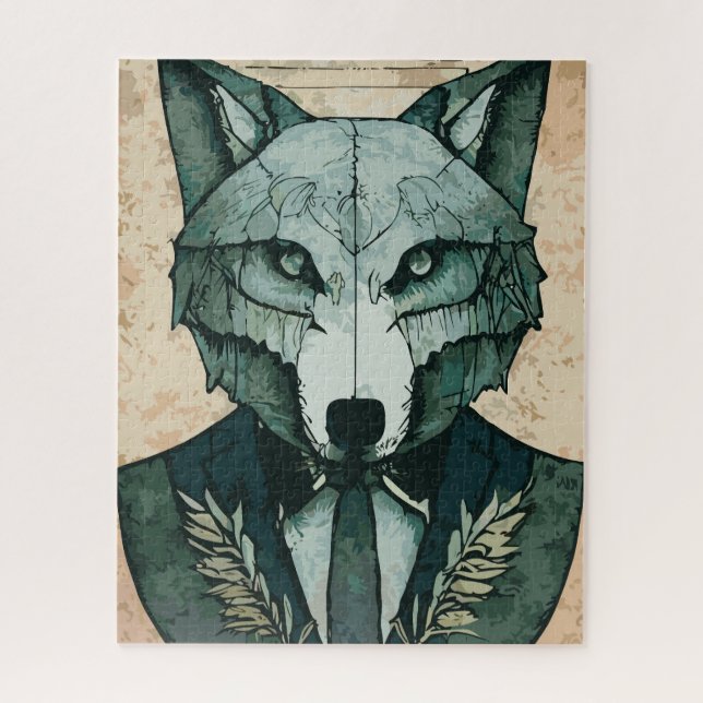 Aristocrat Wolf Jigsaw Puzzle (Vertical)