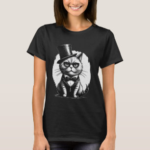 Aristocratic Cat - Funny Cat T-Shirt