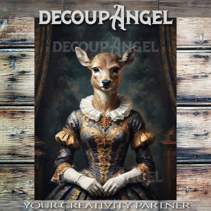 Aristocratic Doe -Decoupage- Tissue Paper