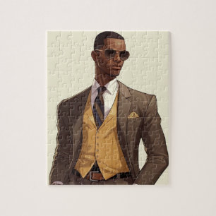 Aristocratic Luxury Man Jigsaw Puzzle