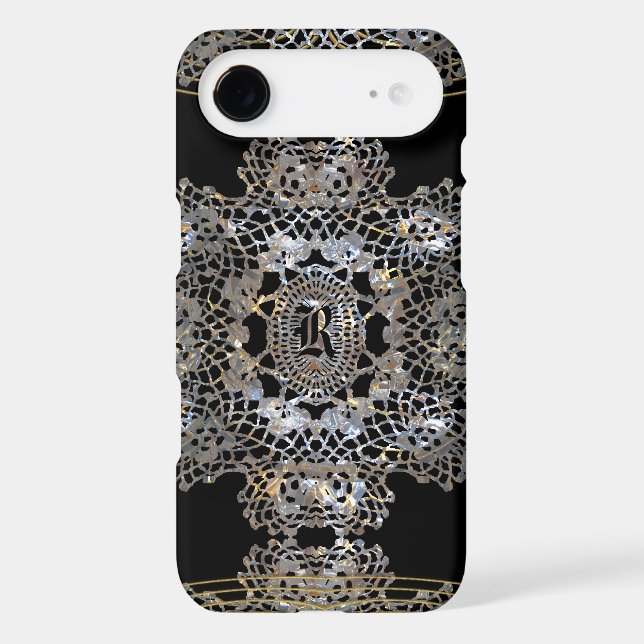 Aristocratic Monogram Slim 6/6s Case-Mate iPhone Case (Back)
