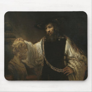 Aristotle (384-322 BC) with a Bust of Homer Mouse Pad