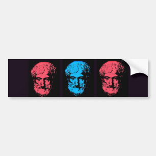 Aristotle Collage Bumper Sticker