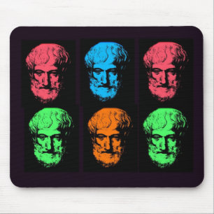 Aristotle Collage Mouse Pad