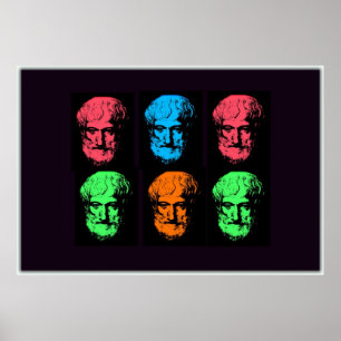 Aristotle Collage Poster