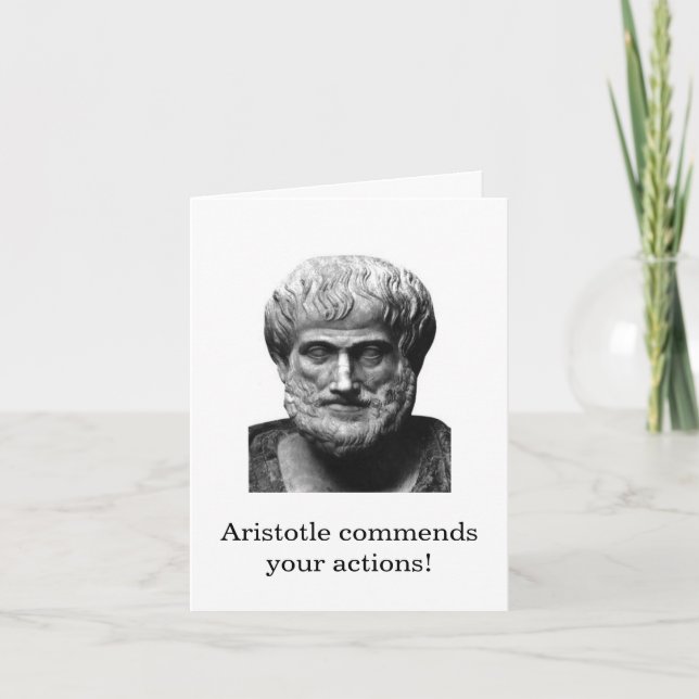 Aristotle Encouragement Card (Front)