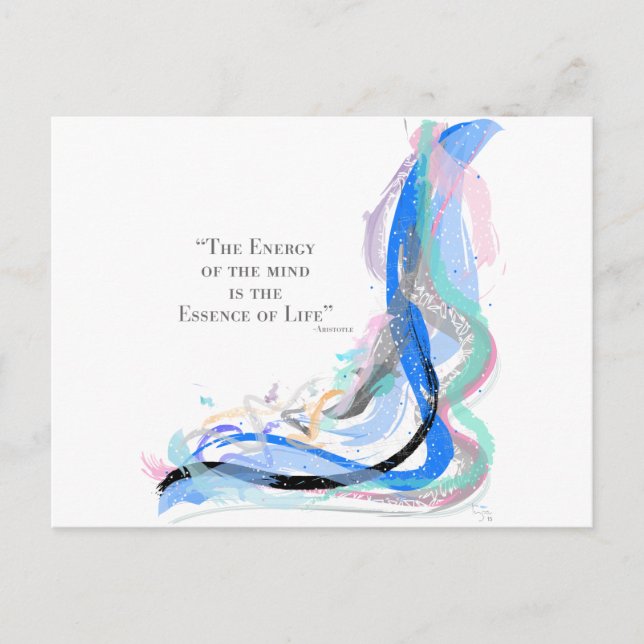 Aristotle - Energy of the mind Postcard (Front)