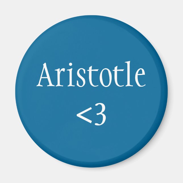 Aristotle love magnet (Front)