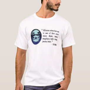 Aristotle philosophical quotations man's t-shirt