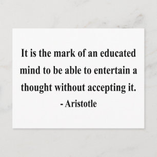 Aristotle Quote 1a Postcard