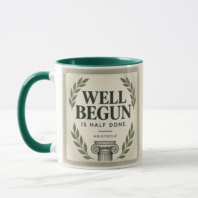 Aristotle Quote Mug (Left)