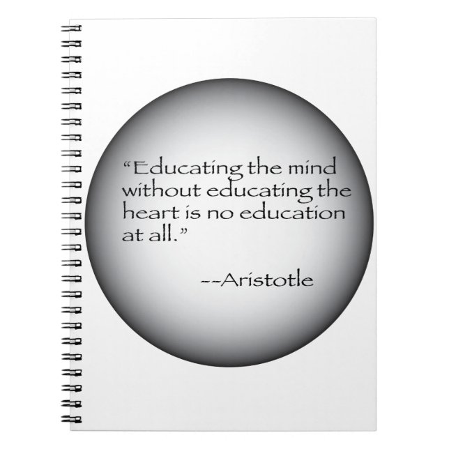 Aristotle Quote Notebook (Front)