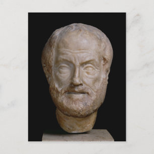 Aristotle  Roman copy of a Greek original Postcard