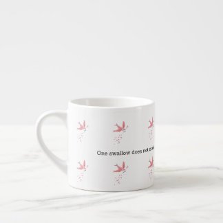 Aristotle Spring Quote Decor For Home Espresso Cup